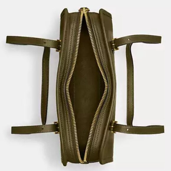 NWT ✅ Coach SWING Bag Glovetanned CM565 in Olive / Gold ⭐ NWT - Picture 6 of 16